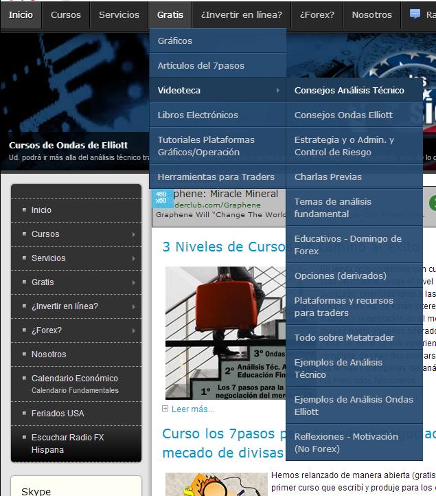 Menu Gratis - Videoteca